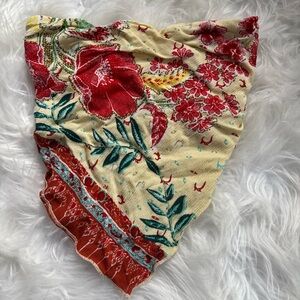 Floral Patterned Tube Top